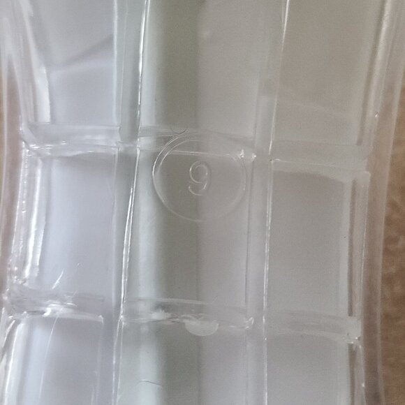 Urban Outfitters Vista Clear Jelly Platform Mule Sandals Sz 9 Y2K Retro NWOB - Picture 7 of 9